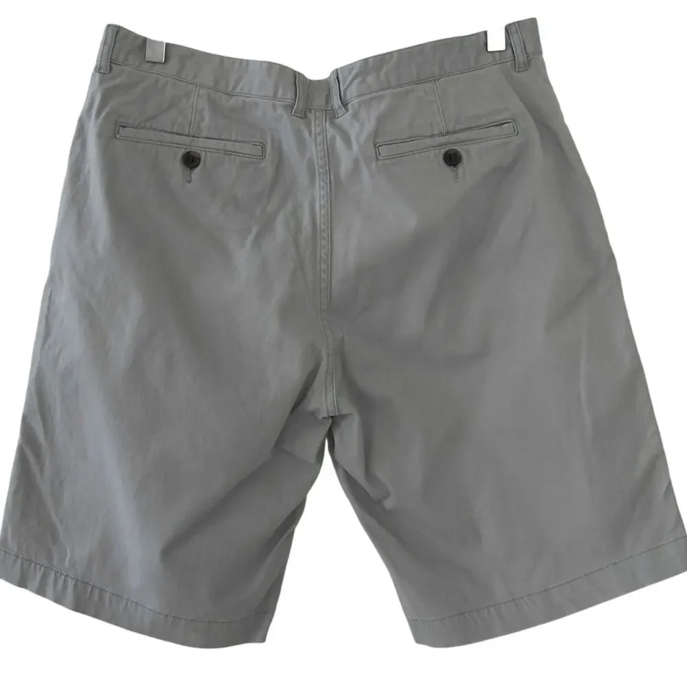 Men's Gray Chino Shorts by Jachs New York Summer Travel Casual Sz. 34